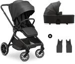 hauck Move N Care Set, Black - 2 in 1 Kombikinderwagen ab Geburt bis 22 kg -
