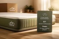 hERZtal 7-Zonen Taschenfederkernmatratze 90x200 cm &ndash; 18 cm hoch, All in One,