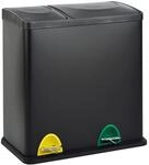 SVITA TC2Combo35 M&uuml;lleimer 35Liter kombiniert 12L+23L doppelt Abfalleimer
