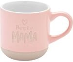 GRUSS & CO Espressotasse mit Gravur Mama | kleine Mini-Tasse aus Steinzeug, 10 cl,