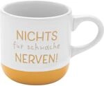 GRUSS & CO Espressotasse mit Gravur Nichts | kleine Mini-TasseTasse aus Steinzeug, 10