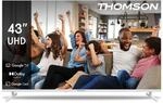 Thomson 43 Zoll (109cm) 4K Ultra HD Wei&szlig; Smart Google TV, Wi-Fi, Dolby Audio, HDR10,