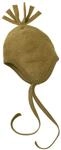 Engel Natur, Fleece M&uuml;tze, 100% Wolle (kbT) (74/80, Safran Melange)
