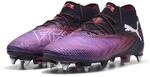PUMA Future 8 Ultimate Herren-Fu&szlig;ballschuhe f&uuml;r weichen Boden, schwarz / lila, 44