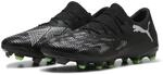 Puma Future 8 Match Low FG/AG, Unisex Fussballschuh, Puma Black-Puma Silver-Fluo