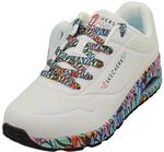 Skechers Damen Sneakers Schuhe, Damenschuhe, Wei&szlig;-Multi, 37 EU
