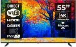 Kiano Elegance 55" Metal Fernseher Elegance | SmartTV AndroidTV | 4K UHD | HDMI Dolby