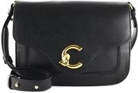Coccinelle Leder Umh&auml;ngetasche C-Me Calf Crossbody Bag Noir schwarz