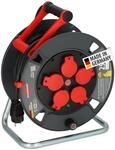 Brennenstuhl Professional Kabeltrommel 300 KU 2100 (25m Kabel in schwarz, aus