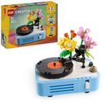 LEGO Creator 3in1 Record Player with Flowers Building Toy - Rebuilds Into a Radio