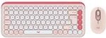 Logitech POP ICON Combo, Bluetooth-Tastatur-Maus-Set, Komfortables Tippen,