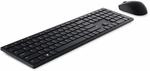 Kabellose Tastatur und Maus Dell Pro, KM5221W, Italienisch (QWERTY), Schwarz