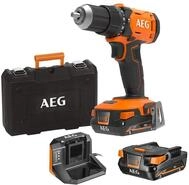 AEG 18 V Pro18V Akku-Schlagbohrschrauber, BSB18G4-202C, Drehmoment 60 Nm, inkl. 2 x