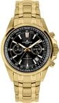 JACQUES LEMANS Herrenuhr Chronograph Ziffernblatt mit Sonnenschliff 1-2117M