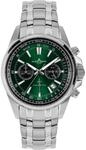 JACQUES LEMANS Herrenuhr Chronograph Ziffernblatt mit Sonnenschliff 1-2117