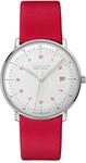 JUNGHANS max Bill Unisex-Funkuhr Mega Solar Rot 59/4325.02