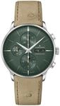 JUNGHANS Meister Chronoscope Herrenuhr Automatik Beige/Gr&uuml;n 27/4222.02