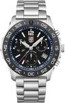 Luminox Pacic Driver Chrono Uhr f&uuml;r Herren in der Farbe Silber mit Armband aus