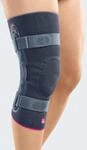 medi - Genumedi pro - Knieorthese mit Patella-Pelotte - Silber - Gr&ouml;&szlig;e V -