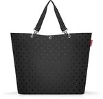 reisenthel shopper XL glossy dots black &ndash; Ger&auml;umige Shopping Bag und edle