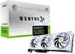 MSI GeForce RTX 5080 16G Ventus 3X OC White &mdash; 16GB GDDR7 (30Gbps/256-bit),...