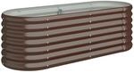 vidaXL Hochbeet, Wetterfestes Hochbeet f&uuml;r Garten Balkon Terrasse,...