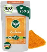 Azafran BIO Kurkuma Pulver Kurkumawurzel gemahlen 250g | Fein-w&uuml;rziges Gew&uuml;rzpulver