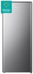 Hisense Freistehender Retro-K&uuml;hlschrank 165 Liter mit 4-Sterne-Eiswanne,
