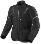 Revit Sand 5 H2O wasserdichte Motorrad Textiljacke, schwarz/grau, M