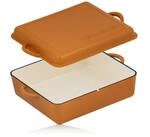 Mahlzeit Gusseisen Br&auml;ter emailliert | 10,5 Liter | Sunny Orange | Br&auml;ter...