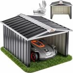 GARDEBRUK&reg; M&auml;hrobotergarage 86x100x63cm | Metall, Satteldach,...