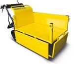 BAMATO Mini-Raupendumper MTR-500 / Gelb, Zuladung: bis 500 kg, kraftvoller 6,5 PS