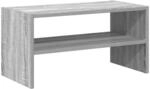 vidaXL Schuhregal Stapelbar Grau Sonoma 60x30x30,5 cm, Schuhaufbewahrung,