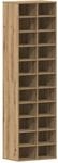 vidaXL Schuhschrank Artisan-Eiche 54x34x183 cm Holzwerkstoff, Schuhregal,