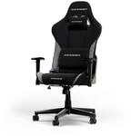 DXRacer Prince L Schwarz & Grau Stoff das Orginal Gaming Stuhl, Schreibtischstuhl,