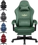 GTPLAYER Gaming Stuhl Stoff Gaming Chair Ergonomisch B&uuml;rostuh PC Stuhl, 150kg