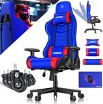 KESSER&reg; Gamingstuhl Ergonomisch Gaming Stuhl B&uuml;rostuhl mit Kopfst&uuml;tze &