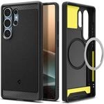 Spigen Rugged Armor MagFit H&uuml;lle f&uuml;r Samsung Galaxy S25 Ultra, Kompatibel mit