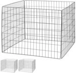 Relaxdays Komposter Metall, 3er Set, Biokomposter Garten, HBT: 70 x 90 x 90 cm, 560