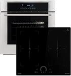Autarkes Herdset: 60cm Einbaubackofen EB8015ED + 59cm Induktionskochfeld IH85904FZ /