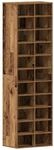 vidaXL Schuhschrank Altholz-Optik 54x34x183 cm Holzwerkstoff, Schuhregal,