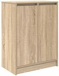 vidaXL Schuhschrank Sonoma-Eiche 57x34x76 cm Holzwerkstoff