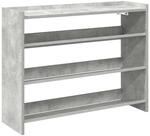 vidaXL Schuhregal Betongrau 80x25x62 cm Holzwerkstoff, Schuhschrank,