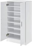 [en.casa] Schuhschrank Notribontaa Schuhregal Schrank mit 2 T&uuml;ren 108 x 55 x...