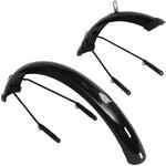 PUKY Fahrrad Schutzblechset LS-PRO 16 Black | Leichtgewicht & Robust | Einfache