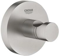 GROHE Start - Bademantelhaken (Material: Metall, verdeckte Befestigung, zum Kleben