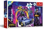 Trefl - Batwheels, Batman und Seine Fahrzeuge - Puzzle 60 Teile | Buntes Puzzle...