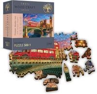 Trefl - Holzpuzzle, Palace of Westminster, Big Ben, London - 500+1 Teile, Wood...