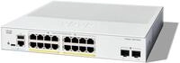 Cisco Catalyst 1300-16P-2G-Managed-Switch, 16-Port-GE, PoE, 2 x 1-GE-SFP,