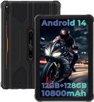 HOTWAV R8 Tablet Outdoor Android 14, 10,1 Zoll HD+ 800*RGB*1200 Display Baustellen